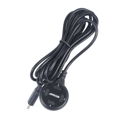AIMOS AM-SH4 Switcher Sharing Device 4-buttons Extension Cable Extender, AM-SH4