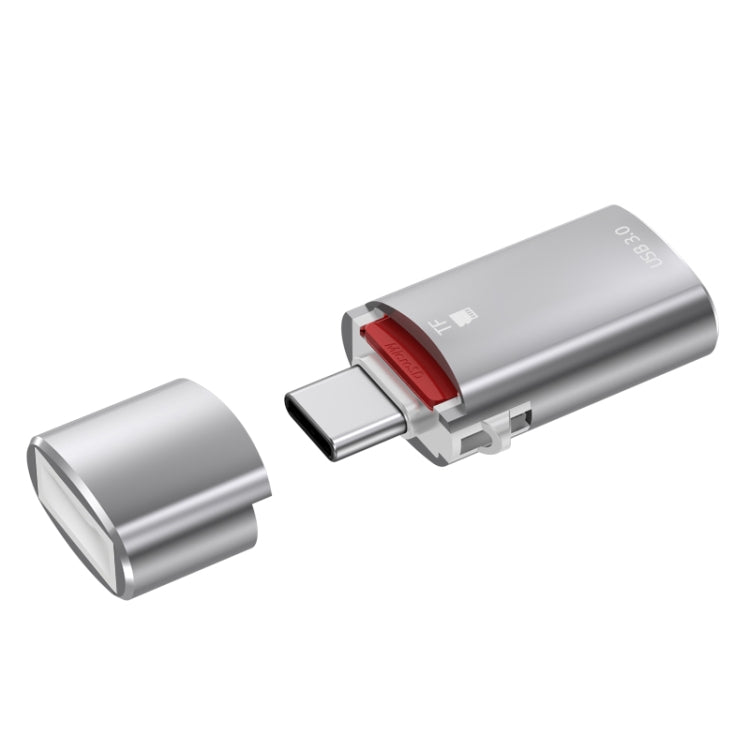 USB-C / Type-C to TF Card Multifunctional Card Reader Universal Adapter