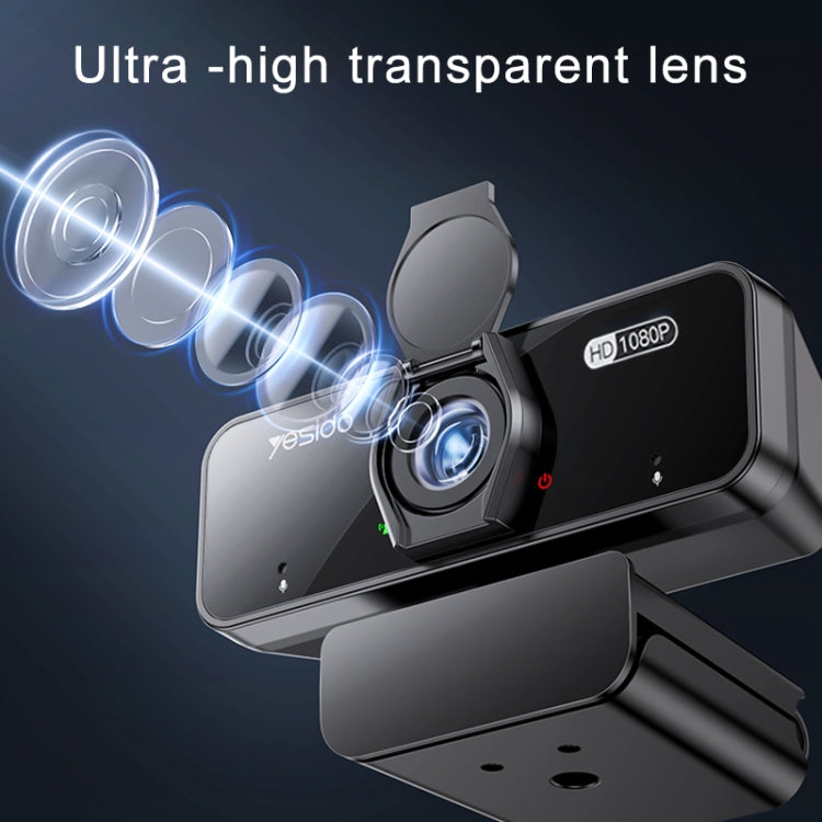 Yesido KM13 1080P 2.0MP USB Webcam, Cable Length 1.5m, KM13