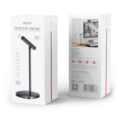YESIDO KR18 360 Degree Omnidirectional Desktop Noise USB Canceling Microphone, KR18