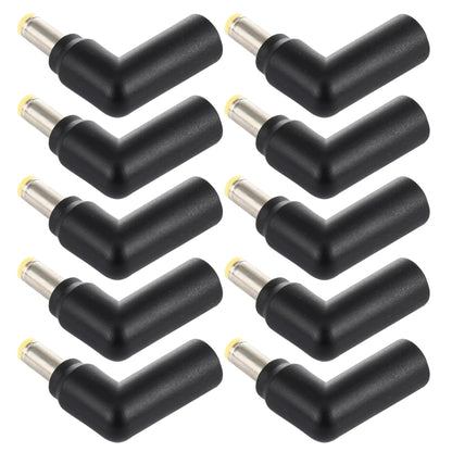 10 PCS 4.5 x 3.0mm Female to 5.5 x 2.5mm Male Plug Elbow Adapter Connector, 4.5x3.0mm to 5.5x2.5mm