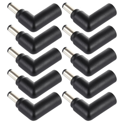 10 PCS 4.5 x 3.0mm Female to 5.5 x 2.1mm Male Plug Elbow Adapter Connector, 4.5x3.0mm to 5.5x2.1mm