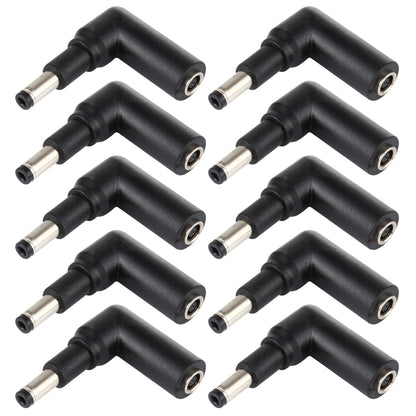 10 PCS 4.5 x 3.0mm Female to 4.8 x 1.7mm Male Plug Elbow Adapter Connector, 4.5x3.0mm to 4.8x1.7mm