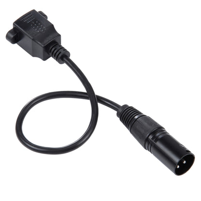 3-pin XLR Male to RJ45 Female Ethernet LAN Network Extension Cable, Cable Length: 30cm, 3-pin XLR Male to RJ45 Female