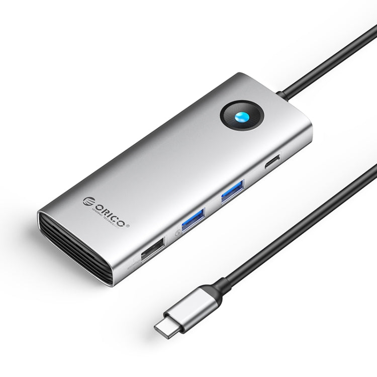 ORICO PW11-8PC Type-C / USB-C 8-in-1 5Gbps Multifunction Docking Station, PW11-8PC