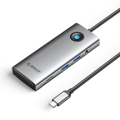 ORICO PW11-8PM Type-C / USB-C 8-in-1 5Gbps Multifunction Docking Station Card Reader, PW11-8PM