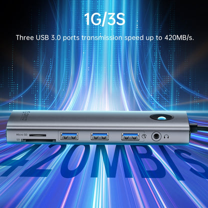 ORICO PW11-10P Type-C / USB-C 10-in-1 5Gbps Multifunction Docking Station, PW11-10P