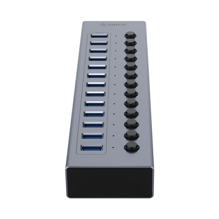 ORICO BT2U3-13AB-GY-BP Multi-Ports Individual Switches HUB, UK Plug, 13AB