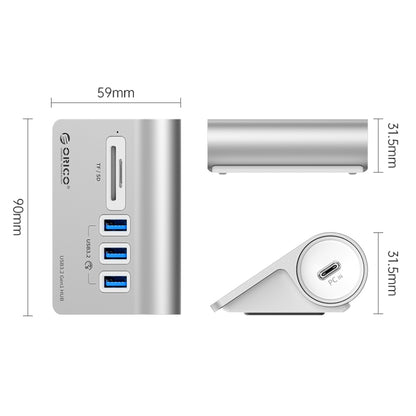 ORICO M3UT3 3-port USB 3.2 HUB with Card Reader, M3UT3