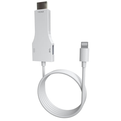 NK-1078 8 Pin to HDMI Male + USB Female Adapter Cable, Length：1m, NK-1078