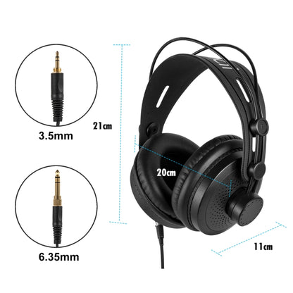 Yanmai D68 Recording Monitor Headphone, D68(Black Gold)