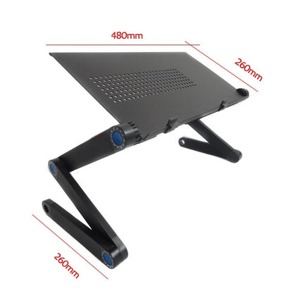 Portable 360 Degree Adjustable Foldable Aluminium Alloy Desk Stand for Laptop / Notebook, without CPU Fans & Mouse Pad, Desk