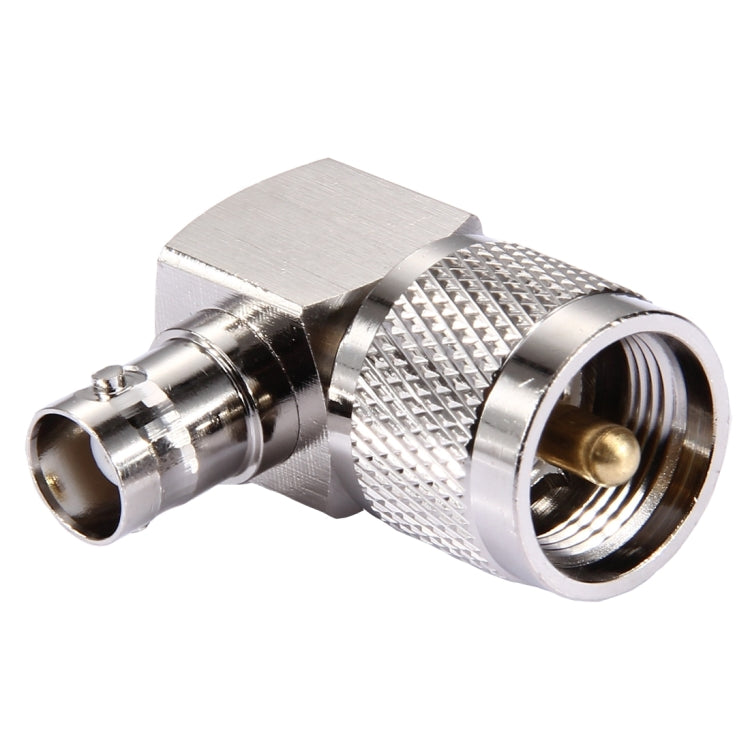 UHF Male to BNC Female Connector, 90 Degree Elbow, 90 Degree Elbow