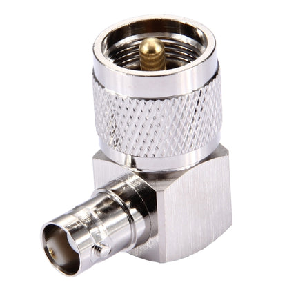 UHF Male to BNC Female Connector, 90 Degree Elbow, 90 Degree Elbow