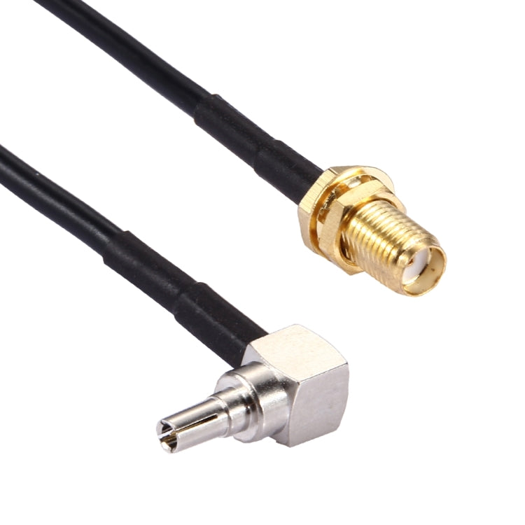 15cm CRC9 90 Degree Elbow to SMA Female RG174 Cable, CRC9 90° Elbow to SMA
