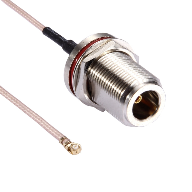 25cm IPX to N Female RG178 Cable, 25cm N Female Pink