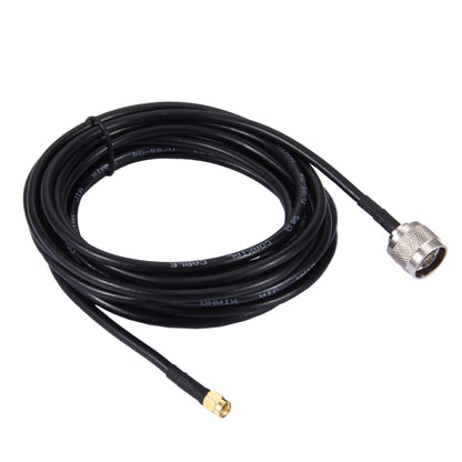5m RP-SMA Male to N Male RG58 Cable, 5m RP-SMA Male to N Male