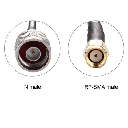 5m RP-SMA Male to N Male RG58 Cable, 5m RP-SMA Male to N Male