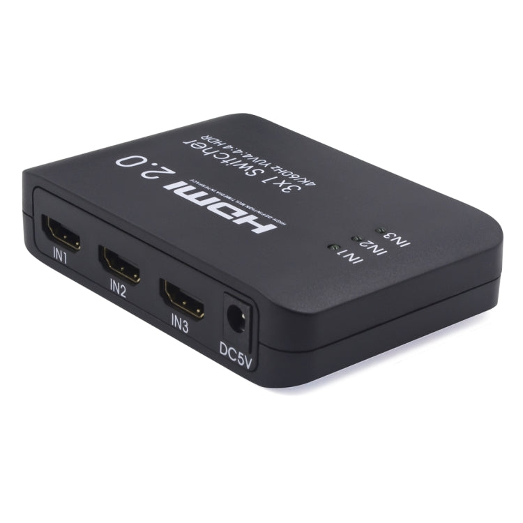 AYS-31V20 HDMI 2.0 3x1 4K Ultra HD Switch Splitter, 3x1 4K