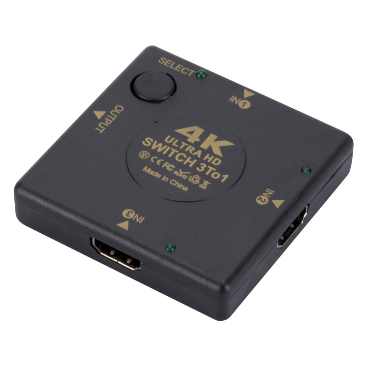 HDMI Switch 3 into 1 out 4Kx2K HD Video Switch, 3 into 1 out