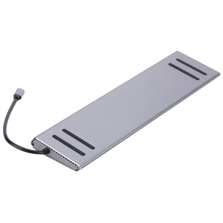 12 in 1 Type-C to Dual HDMI Docking Station, 12 in 1