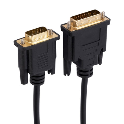 DVI to VGA Adapter Cable Computer Graphics Card Monitor Cable, Length: 2m, 2m