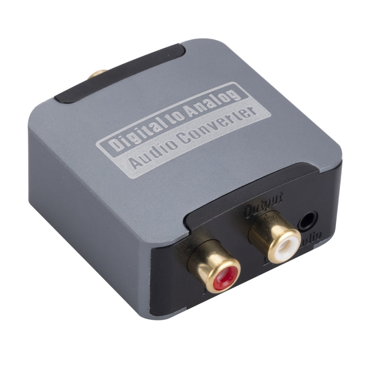 Digital to Analog 3.5 Coaxial Audio Converter, Host + USB Cable + Optical Fiber Cable, Host + USB Cable + Optical Fiber Cable