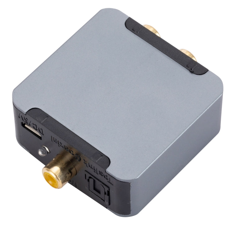 Digital to Analog 3.5 Coaxial Audio Converter, Host + USB Cable + Optical Fiber Cable, Host + USB Cable + Optical Fiber Cable