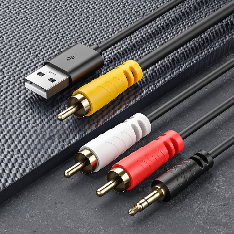 Coaxial Audio to 3.5mm + Dual RCA Converter, Coaxial Audio to RCA