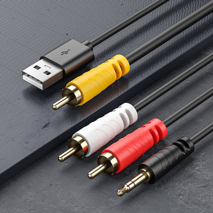 Coaxial Audio to 3.5mm + Dual RCA Converter, Coaxial Audio to RCA