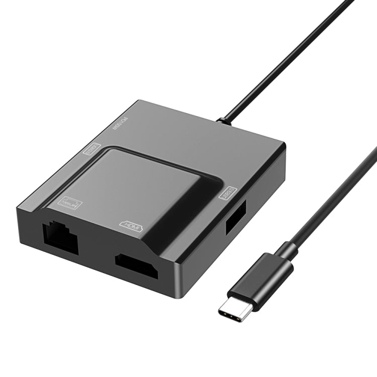 NK-3057HDMI 5 in 1 USB-C / Type-C Multifunctional Converter Docking Station HUB Adapter, NK-3057HDMI