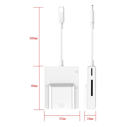 NK-3057H 4 in 1 USB-C/Type-C Multifunctional Converter Docking Station HUB Adapter, NK-3057H