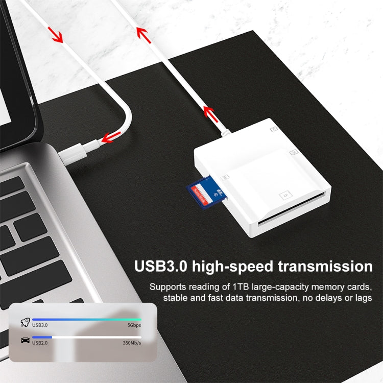 NK-3057H 4 in 1 USB-C/Type-C Multifunctional Converter Docking Station HUB Adapter, NK-3057H