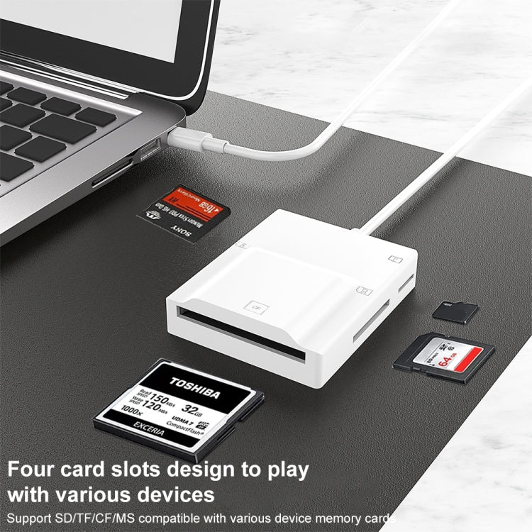 NK-3057H 4 in 1 USB-C/Type-C Multifunctional Converter Docking Station HUB Adapter, NK-3057H