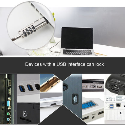 Universal USB Interface Laptop Security Lock, USB Interface