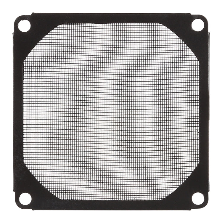 8cm Black Fan Dust Filter Computer Fan Aluminum Dustproof Cover, 8cm
