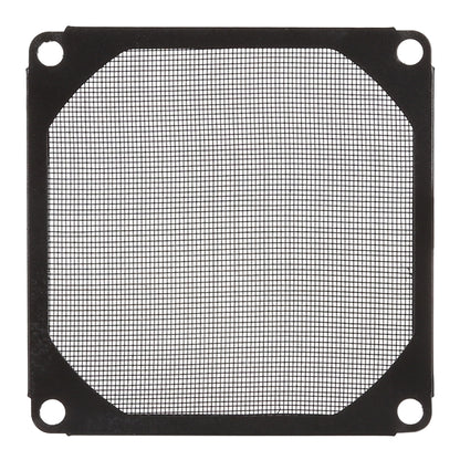8cm Black Fan Dust Filter Computer Fan Aluminum Dustproof Cover, 8cm