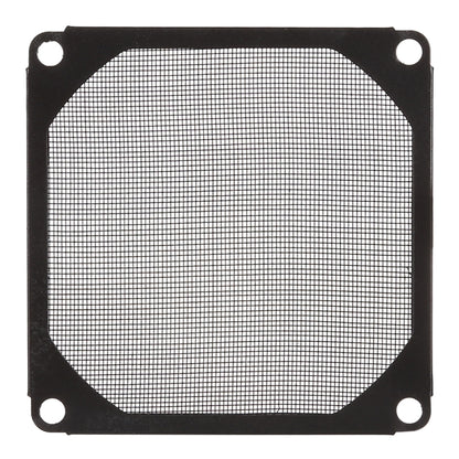 8cm Black Fan Dust Filter Computer Fan Aluminum Dustproof Cover, 8cm