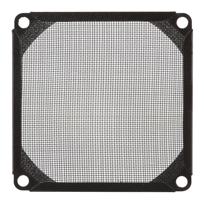 8cm Black Fan Dust Filter Computer Fan Aluminum Dustproof Cover, 8cm