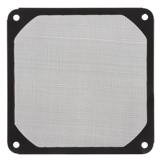 12cm Black Fan Dust Filter Computer Fan Aluminum Dustproof Cover, 12cm