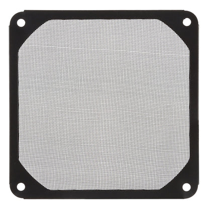 12cm Black Fan Dust Filter Computer Fan Aluminum Dustproof Cover, 12cm