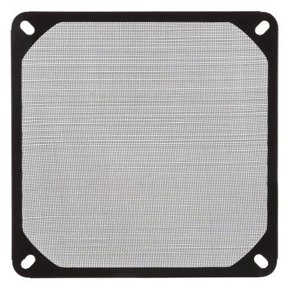 14cm Black Fan Dust Filter Computer Fan Aluminum Dustproof Cover, 14cm