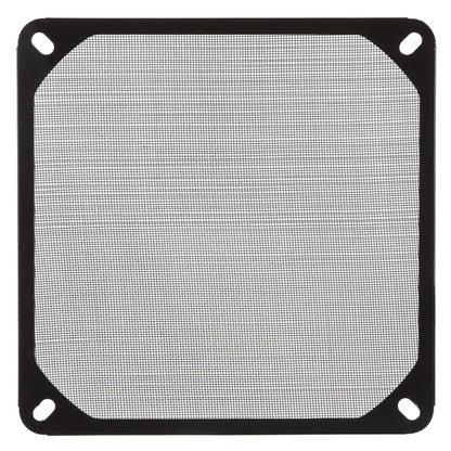 14cm Black Fan Dust Filter Computer Fan Aluminum Dustproof Cover, 14cm