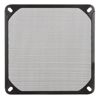 14cm Black Fan Dust Filter Computer Fan Aluminum Dustproof Cover, 14cm