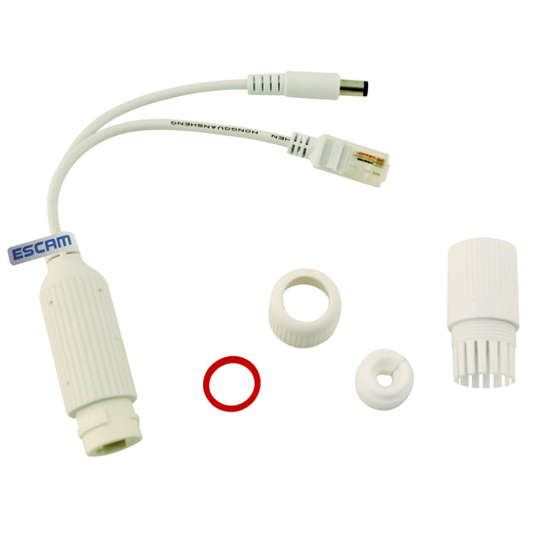 ESCAM POE S2 Data Exchange Cable POE Splitter Connect to POE switch for IP Cameras, Transmission Distance: 30m