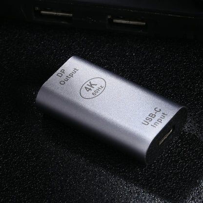 Type-C / USB-C Female to Mini DP Female Aluminium Alloy Adapter, Type-C Female to Mini DP Female