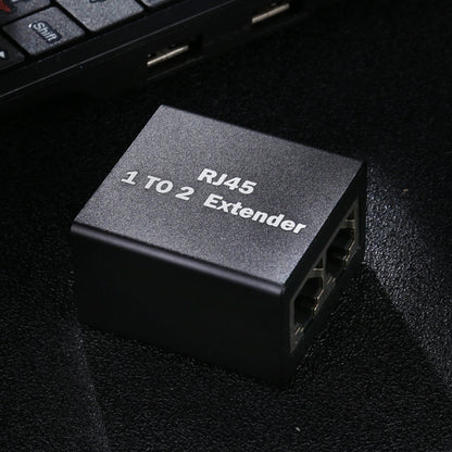 RJ45 1 to 2 Aluminum Alloy Expansion Head Extender, RJ45 1 to 2 Extender