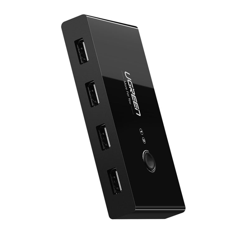 Ugreen USB Switch Selector 2 USB Ports Sharing 4 USB Ports Switcher Adapter for Mouse, Keyboard, Printer, US216