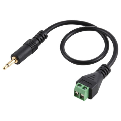 3.5mm Male to 2 Pin Pluggable Terminals Solder-free Connector Solderless Connection Adapter Cable, Length: 30cm, 3.5mm Male to 2 Pin