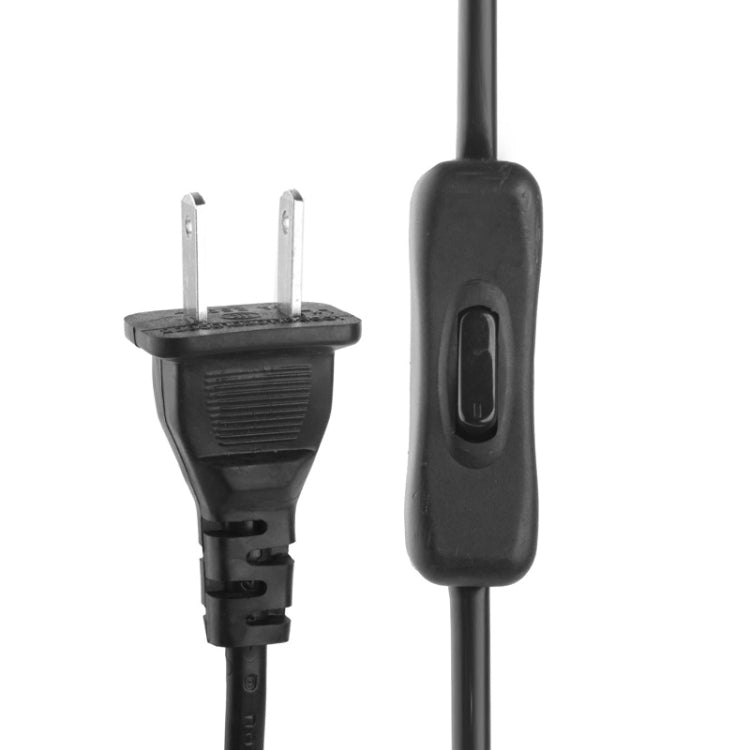 2 Prong Style US Plug AC Power Cord with 304 Switch, Length: 3m, Length: 3m